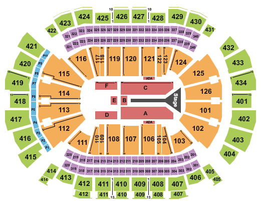 Toyota Center Maroon 5 Seating Chart